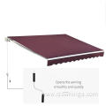 Aluminum folding arm awning retractable awnings